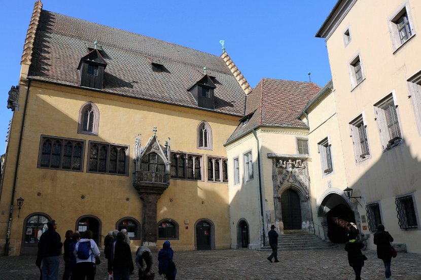 M_Regensburg00025 The Old Cornmarket and Old Town Hall famous meeting-place of the first German parliament from 1663-1806