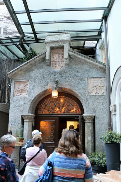 L_Salzburg00076 Lunch at St Peters the oldest restaurant in Europe
